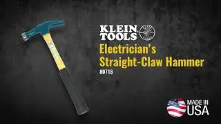 Klein Tools Electrician's Straight-Claw Hammer