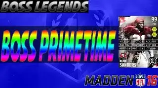 Boss Dion Sanders Is ISANE!!!!! ( MUT 16 Boss Legends)