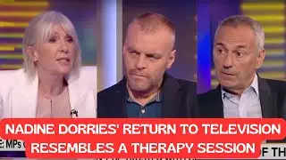 Nadine Dorries' car crash return to the airwaves following her peerage tantrum and Boris demise