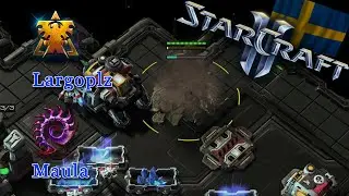 Magiska maskar! | StarCraft 2 p&aring; Svenska! | Largo lirar Ladder vs Maula
