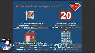 Toronto Market Stats - September 2023!