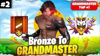 Bronze To Grandmaster 🔥 Part:- 2 😎In Level 70 ID | No Eliminate Challenge 🤯 | Indian Server 🇮🇳