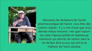 René-Claude Girault lit une lettre d'Antonin Artaud.