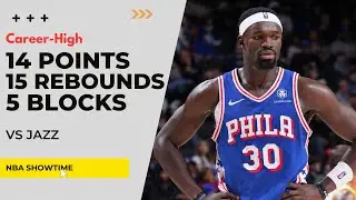 Adem Bona CAREER-HIGH 14 Points, 15 Rebs, 5 Blocks vs Jazz - Mar 9, 2025 I 2024/25 season