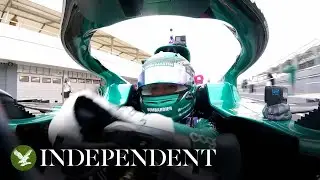 Aston Martin's Jessica Hawkins becomes first woman to test F1 car since 2018