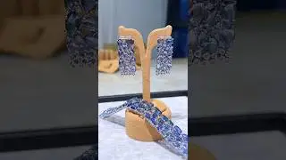 Комплект золото Au750 сапфиры огранка Роза 82.1ct. Бриллианты #luxuryjewellery #sapphire #gold #gems
