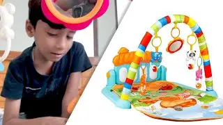 🎹 Cute Baby Ne Kiya Piano Toy Unboxing 🎁 | Fun Play Time 🎶 | Aish Zeeshu Fun
