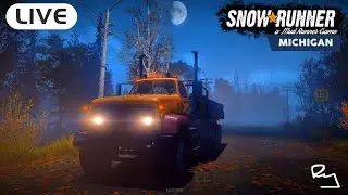 LIVE: SnowRunner Multiplayer Co-op Misson 1 [Alaska]
