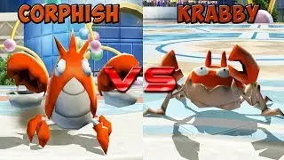 Pokemon battle revolution - Corphish vs Krabby