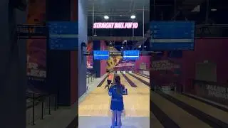 Straight Ball on Pin 10 #howtosparepin10 #straightballbowling #bowlingtips #dubai #sparebowling
