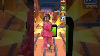 Subway surfers real life character funny run #subwaysurfers #reallife #shorts