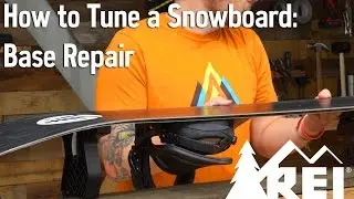 How to Tune a Snowboard #2: Base Repair