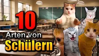 10 Arten von SCHÜLERN!😱 (Aber als Katzen)