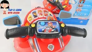 Paw Patrol Learning Videos for Kids with Vtech Pups to the Rescue Driver Toy