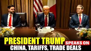 President Trump meets Italian PM Meloni, speaks on China, Tariffs, Trade deal with EU |USA |America
