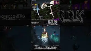 Демонстрация сборки PvP для RDK Bloodknight, сезон 3 #Diabloshowcase #diabloimmortal #diablopartner