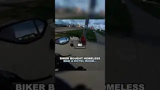 Biker Bought Homeless Man A Hotel Room