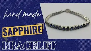 Natural Sapphire Bracelet | Luxury Blue Sapphire Jewelry