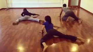 Training Session: Contemporary Dance Practice In Bangalore. Choreographer Sahiba Singh
