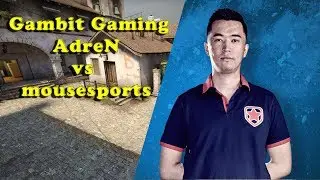 CS:GO pov | Gambit Gaming AdreN (23/19) vs mosesports | Inferno