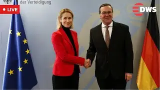 LIVE: Germany & EU Hold Major Security Press Conference | Pistorius & Kaja Kallas Speaks | AC15