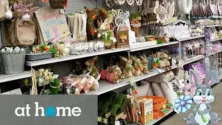 Shop With ME! AT HOME STORE EASTER DECORATIONS 2018