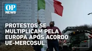 Protestos se multiplicam pela Europa ap&oacute;s aprova&ccedil;&atilde;o do acordo UE-Mercosul l O POVO NEWS
