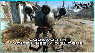 Codsworth Companion Voice Lines Dialogue - Fallout 4