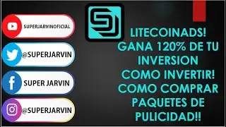 LITECOINADS! COMO INVERTIR, GANA 120% MENSUAL! MEJOR PLATAFORMA PARA GANAR LITECOIN 2020!