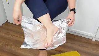 Wrap your feet in aluminum foil. This trick saved many people