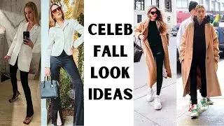 CELEBRITY STYLE INSPIRATION for Fall Outfits 2021: Hailey Bieber, Carolyn Bessette, Rosie Huntington