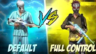 Free fire 🔥 one vs one full control🤼 vs default setting gameplay || apurna gamer