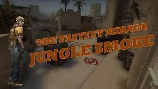 MIRAGE FAST JUNGLE SMOKE FROM T SPAWN CSGO