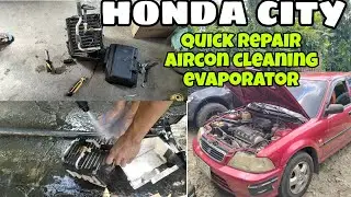 honda city quick repair ac cleaning/evaporator