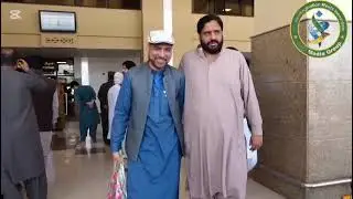 Welcome To Mustafa Malik by Raees Ul Jamia Prof. Dr. Shakeel Ahmed Roshan At Quetta Intl Airport
