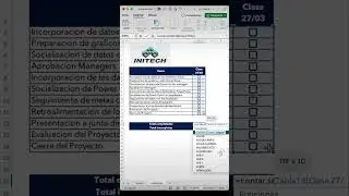 Tracker de proyectos en EXCEL #data #dataanalytics #exceltips #datavisualization #excel #tutorial