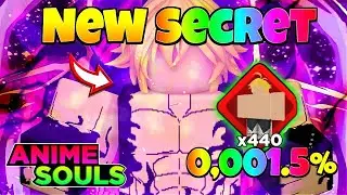 PEGUEI O NOVO SECRETO DO Anime Souls Simulator