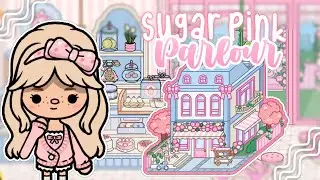 New Aesthetic Sugar Pink Parlour🎀✨🧁 [aesthetic design] Toca Life World🌍