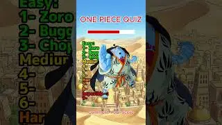 Only Real One Piece Fans Can Pass This Quiz!!!🔥🔥🔥