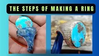 Silver and Turquoise magic UNVEILED: the stage of handcrafted SILVER RING whit a TURQUOISE gemstone