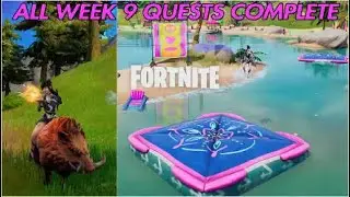 Fortnite Week 9 Quests all Complete see how, Chapter 3 Season 3 Vibin'