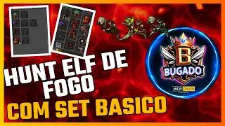 ELF DE FOGO LVL 400 DRUID ( SEM SET / IMBUI ) Hunt ensinando o basico do respaw