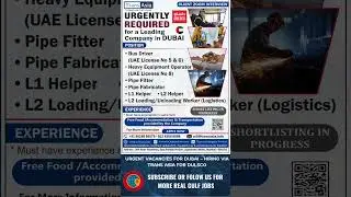 Urgent Dubai Job Vacancies 2025 | DULSCO Hiring via Trans Asia | Free Food, Stay & Travel |