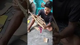 Diy Cardboard Rc Helicopter 🚁 #project #shortfeed