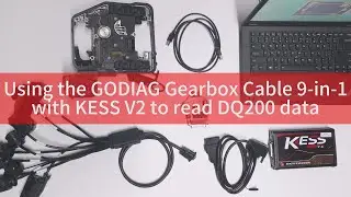 GODIAG 9-in-1 Gearbox Cable + KESS V2: Read DQ200 Data