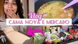 CAMA INFANTIL NOVA, FIZ PELA-ÉGUA E MERCADO DA SEMANA