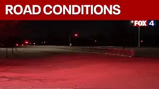 Winter storm: Conditions at White Rock Lake at 5:30 a.m.