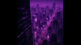 Chill Lofi ☕️ Study Music Lofi Chillhop Beats Lofi Playlist Purple Cyberpunk City at Night