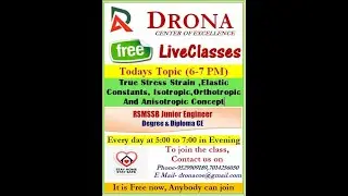 SOM 25-05 || True Stress & Nominal Stress || Elastic Constants|| Isotropic, Anisotrpic & Orthotropic