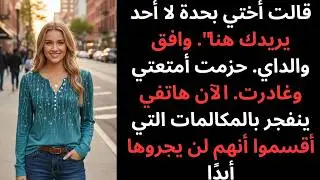 أختي قالت لا أحد يريدك، والدي وافقوا… حزمت وغادرت